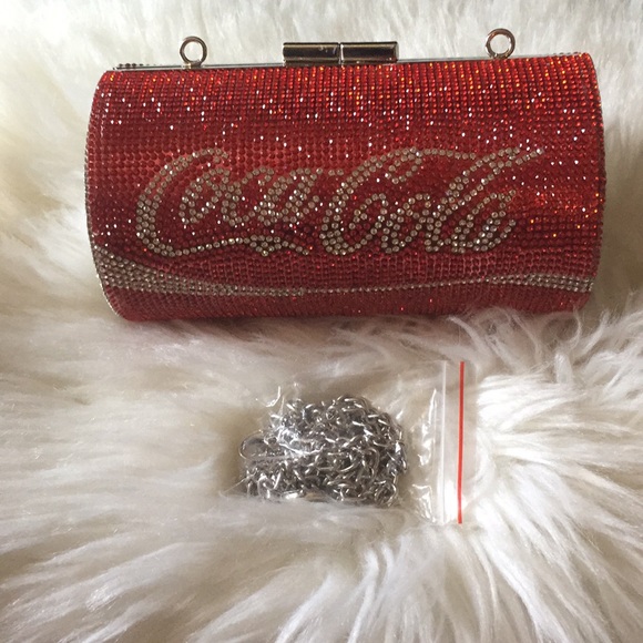 Bags Coca Cola Diamond Rhinestone Clutchcrossbody Bag Poshmark